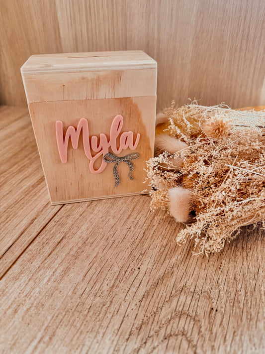 Tirelire personnalisée